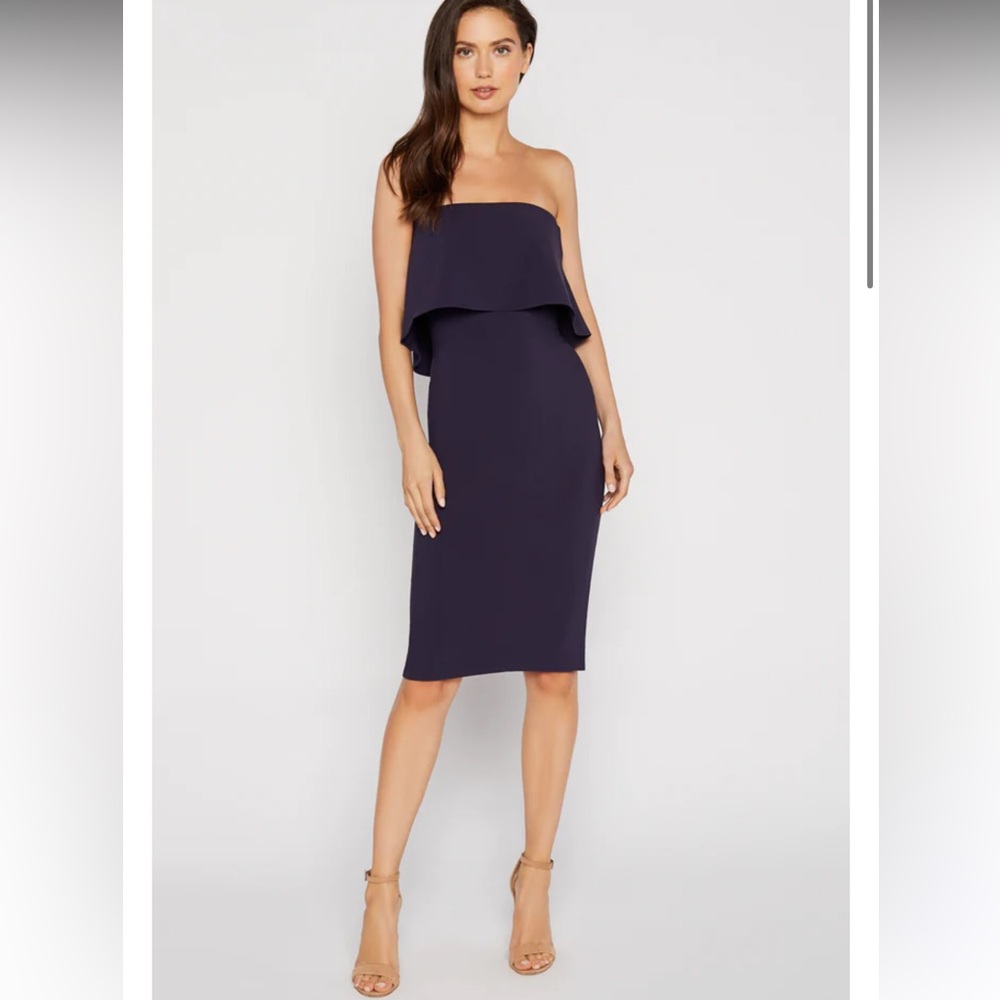 LIKELY Driggs Dress In Navy.